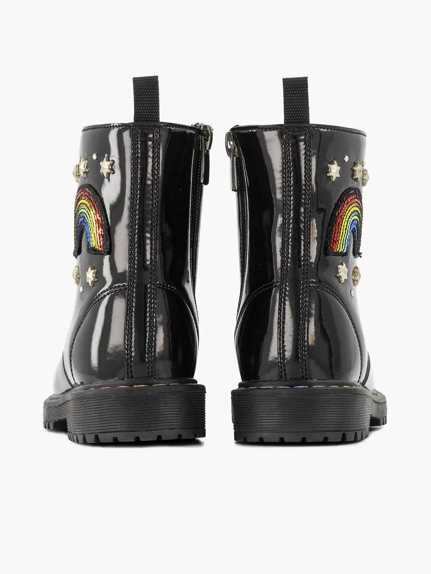 Zwarte Veterboot Regenboog